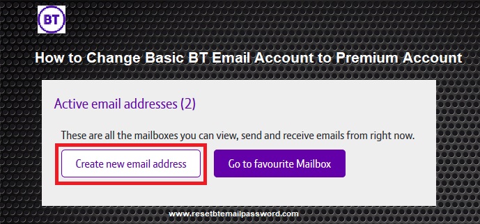 How to Change a Basic BT Email Account to a Premium Account