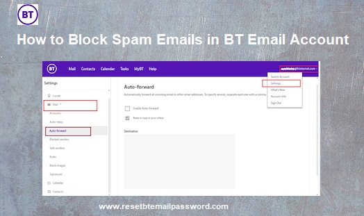 How to Block Spam Emails in BT Email Account